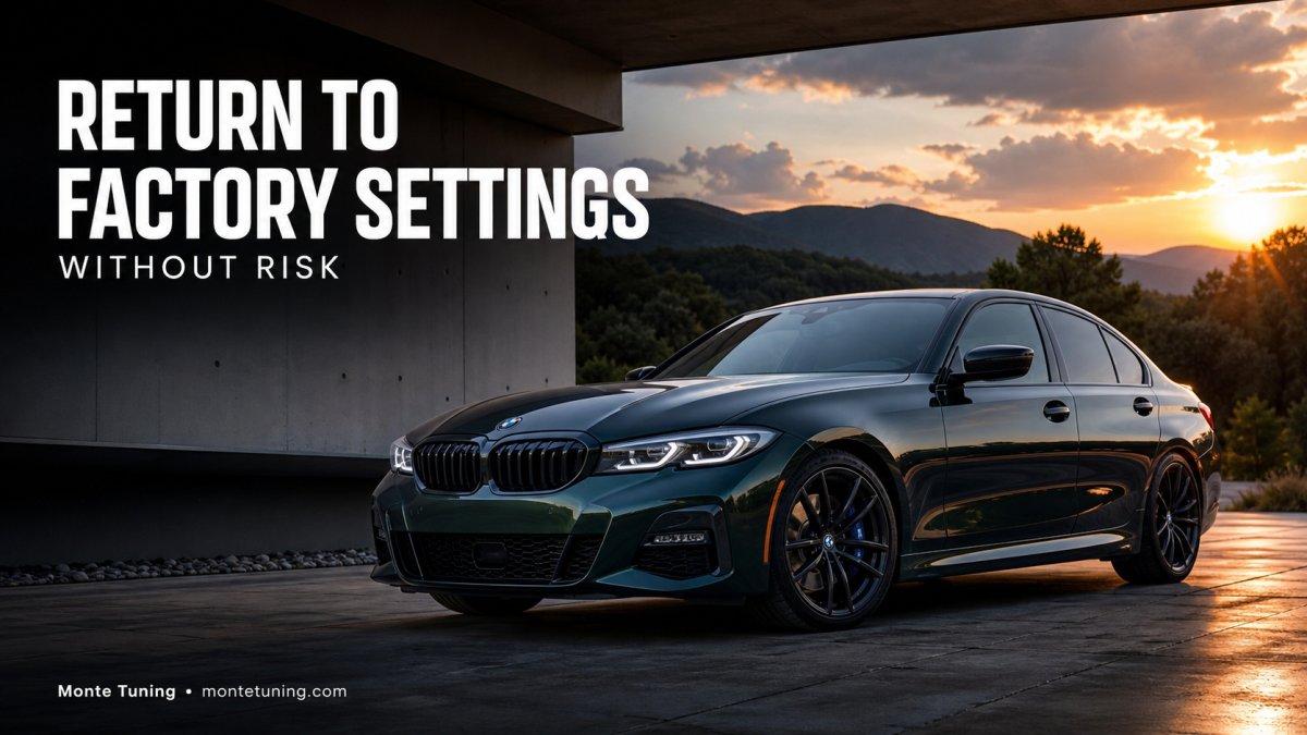 ECU Tuning: How to Return to Factory Settings Without Risk