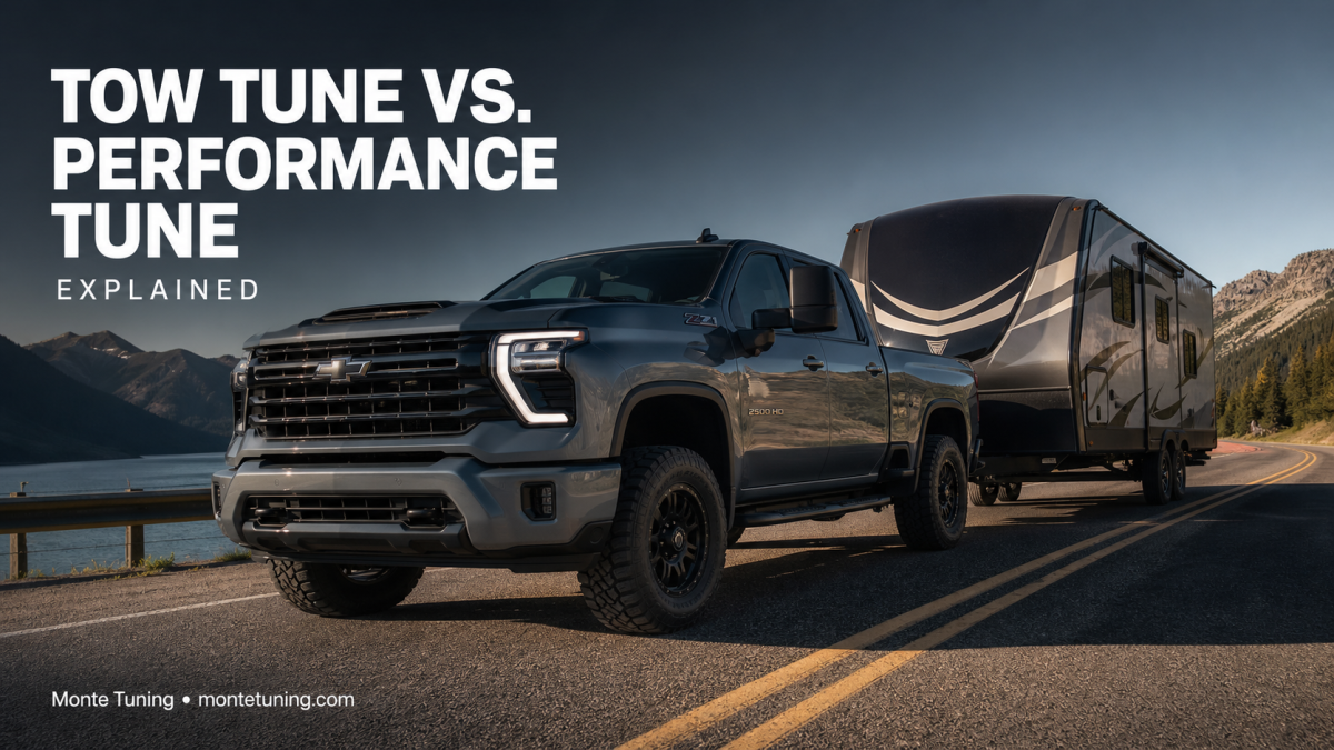 ECU Tuning: Tow Tune vs. Performance Tune Explained
