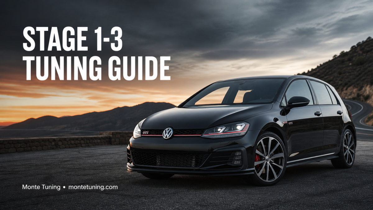 VW Golf GTI Tuning Guide: Stage 1-3 Performance Upgrades