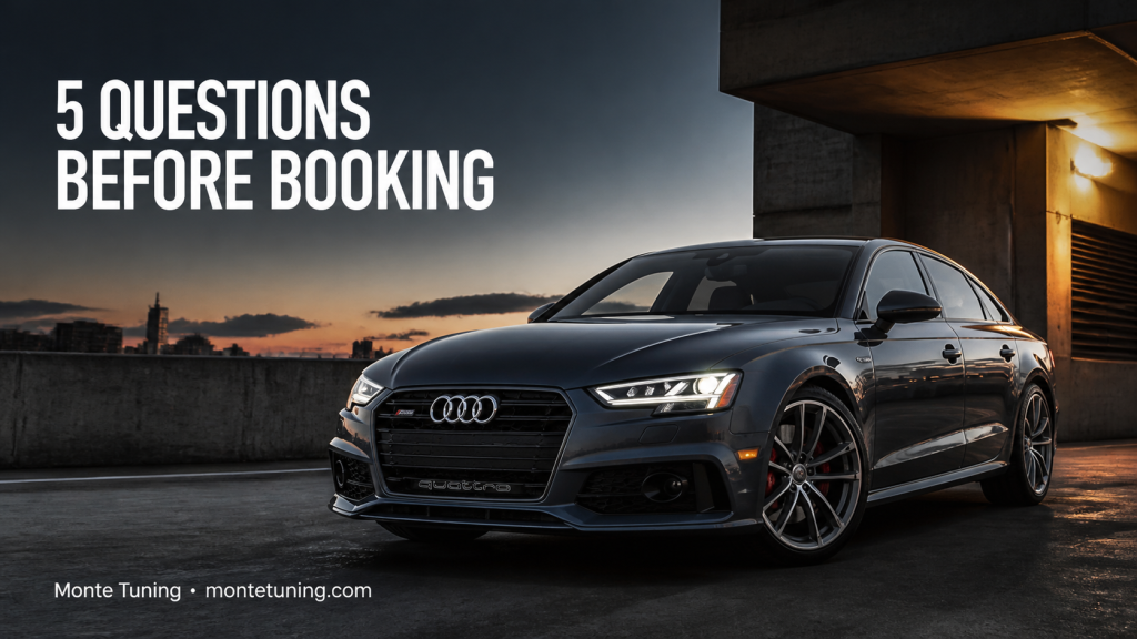 Car Tuning Shops: 5 Essential Questions to Ask Before Booking