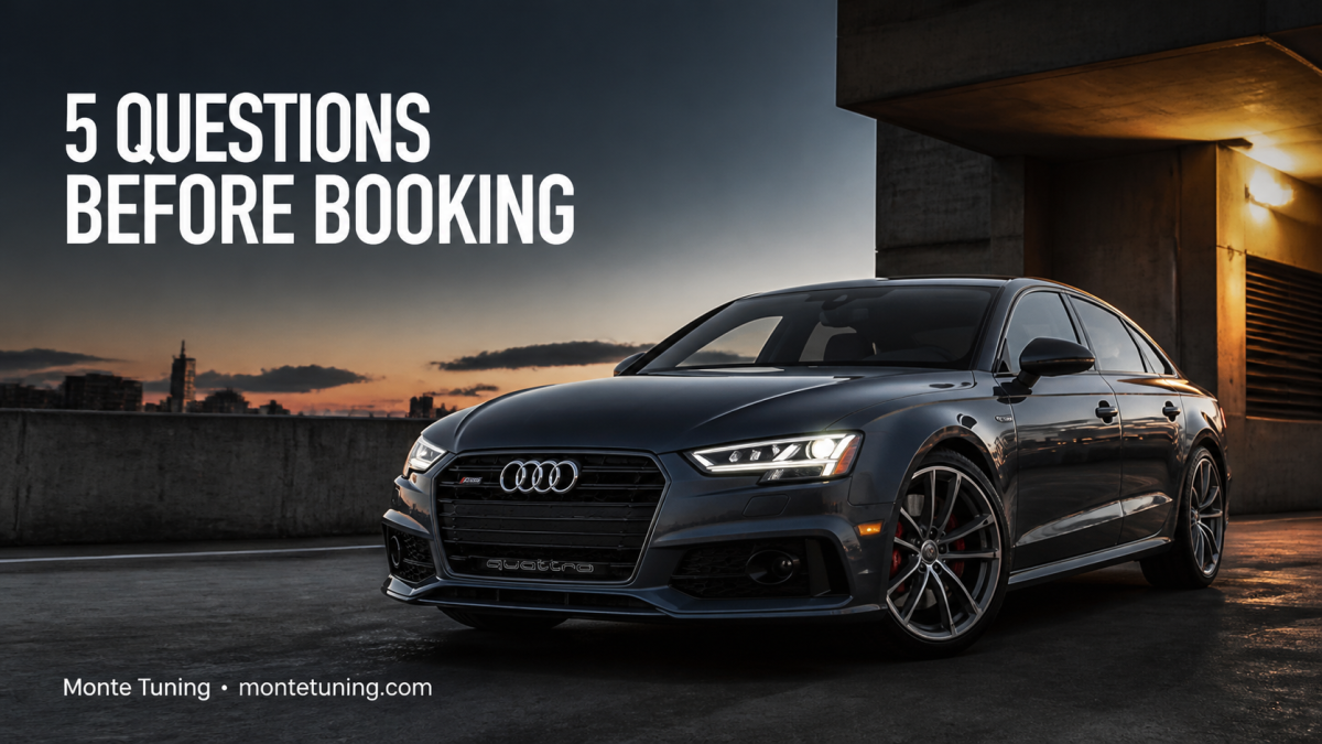 Car Tuning Shops: 5 Essential Questions to Ask Before Booking